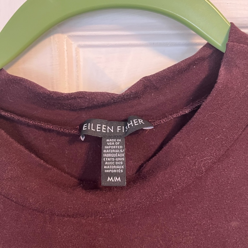 Eileen Fisher Maroon dress